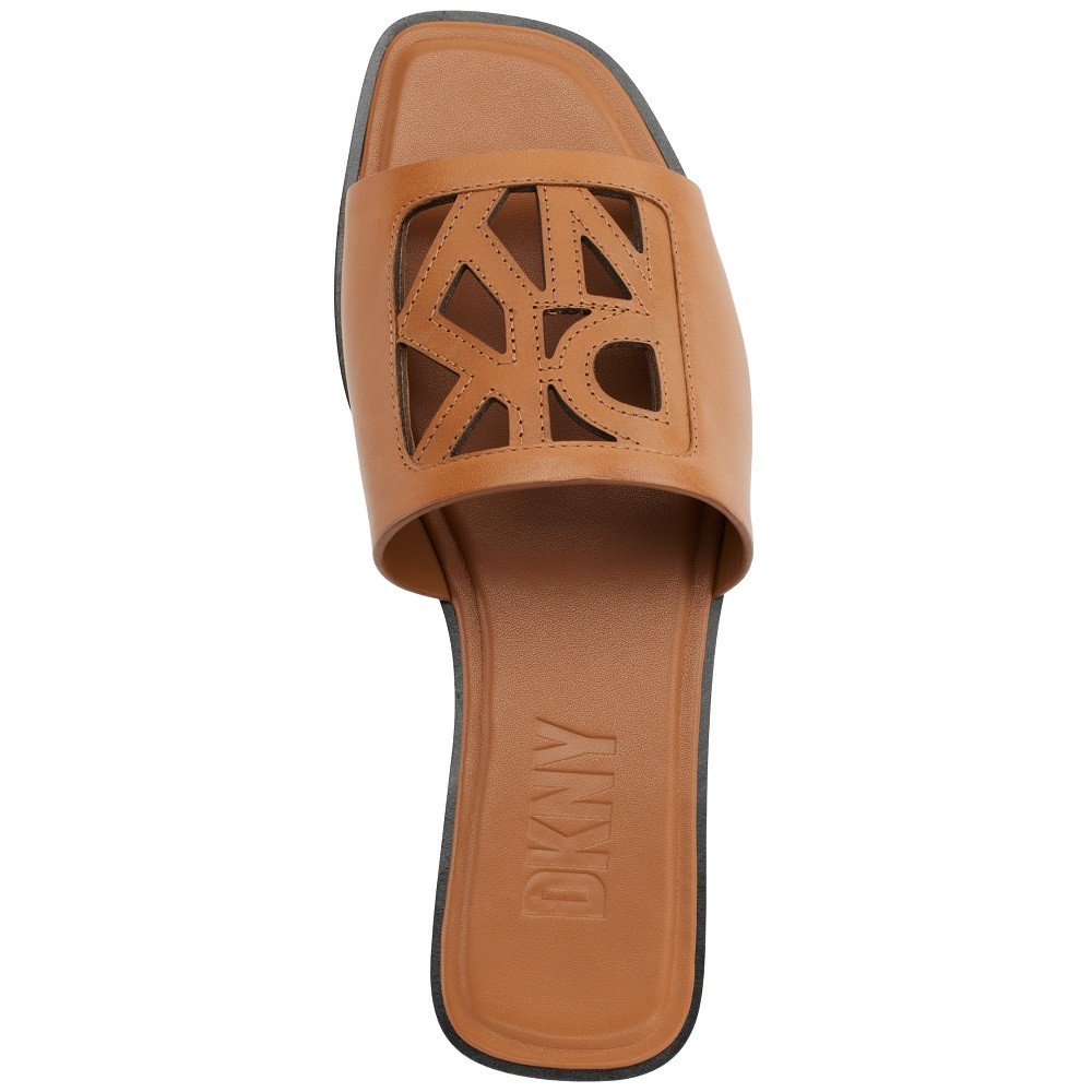 DKNY</br>Γυναικείες Παντόφλες Ταμπά Δέρμα JALILA K1494653-BRN DKNY