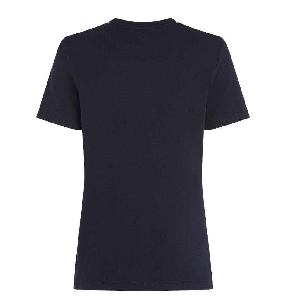 TOMMY HILFIGER</br>Γυναικείο T-shirt Μπλε WW0WW41903-DW5 Tommy Hilfiger