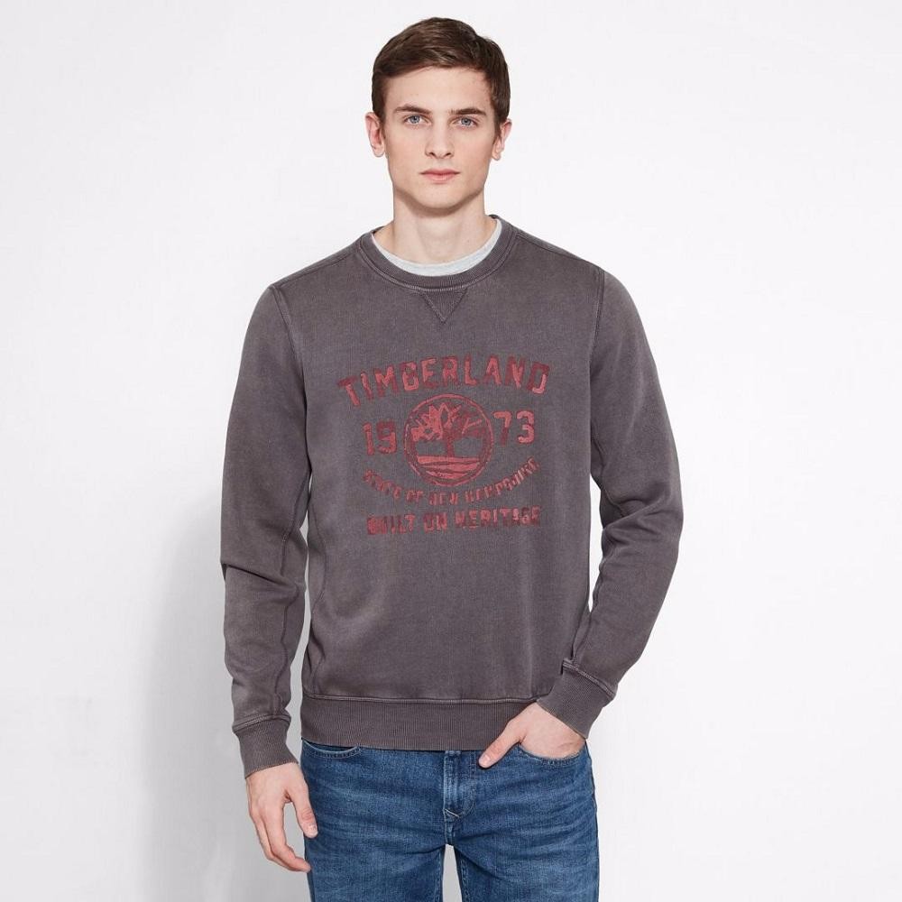TIMBERLAND</br>Ανδρικό Φούτερ Γκρι OYH0Y-TH8 Timberland TIMBERLAND</br>Ανδρικό Φούτερ Γκρι OYH0Y-TH8 Timberland