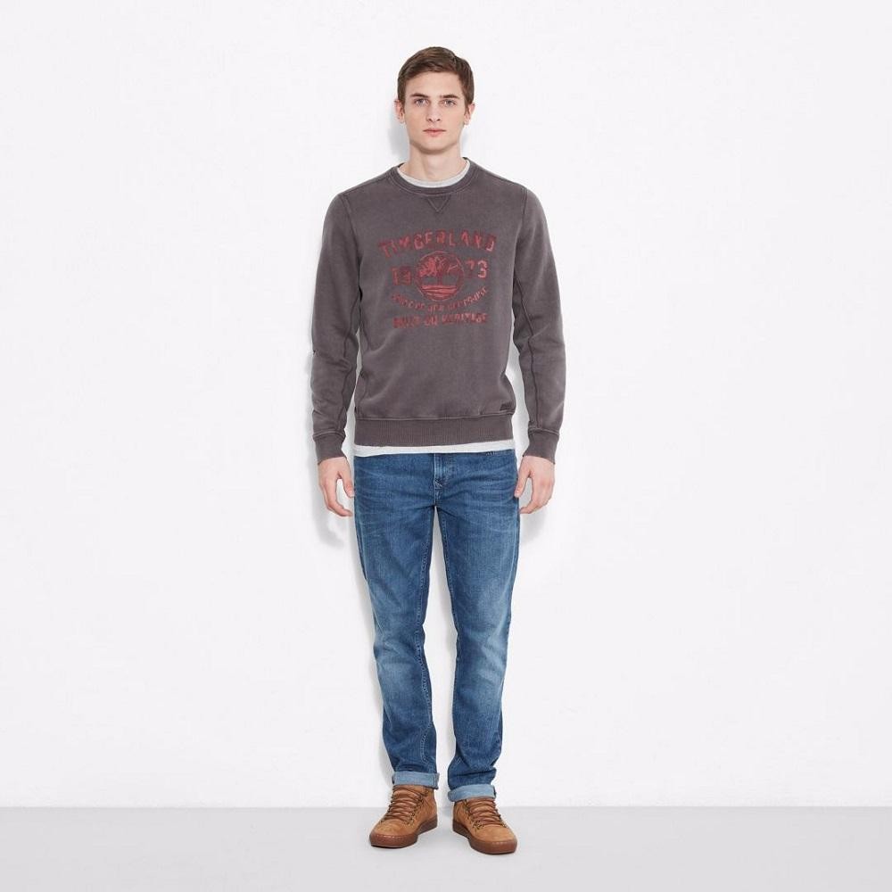 TIMBERLAND</br>Ανδρικό Φούτερ Γκρι OYH0Y-TH8 Timberland TIMBERLAND</br>Ανδρικό Φούτερ Γκρι OYH0Y-TH8 Timberland