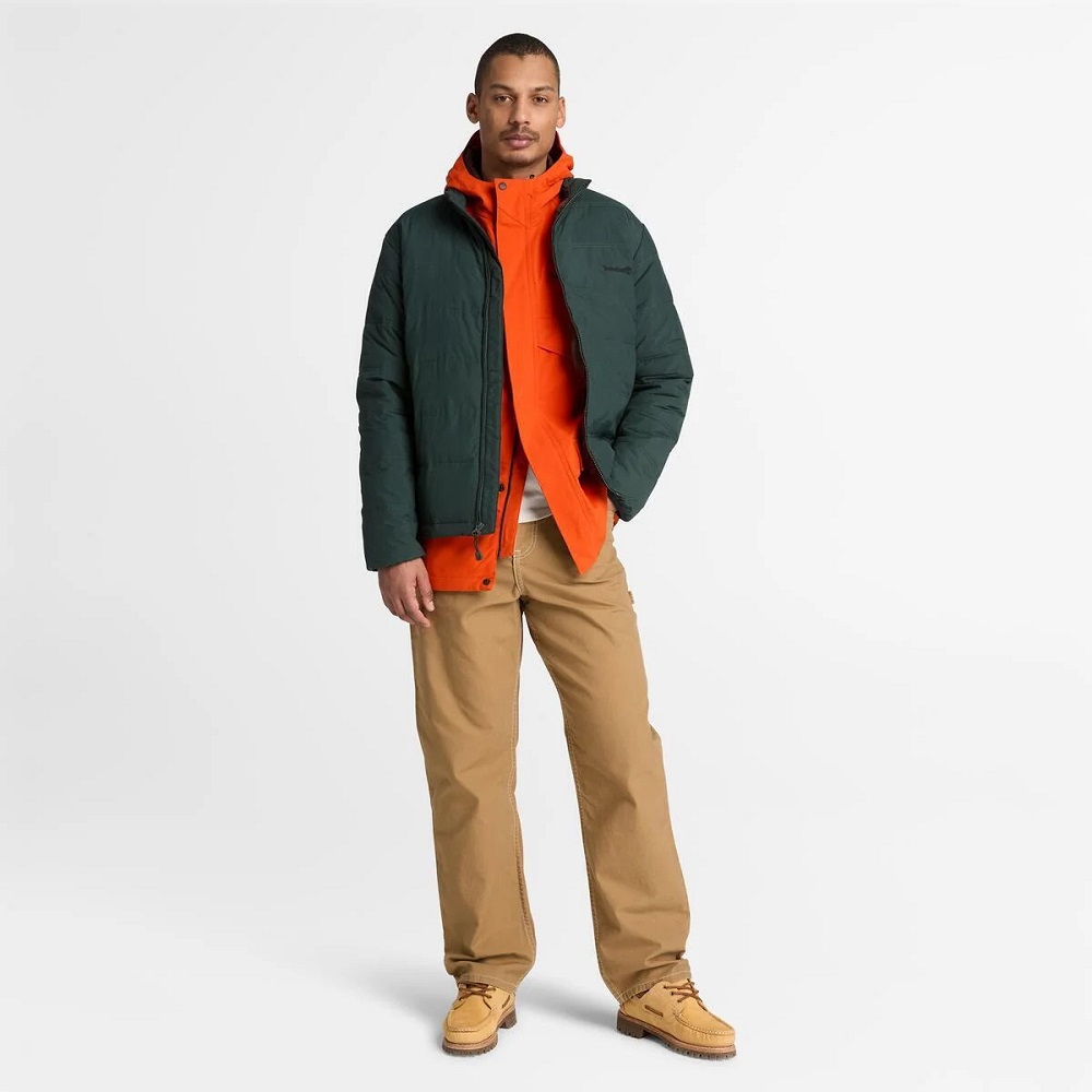 TIMBERLAND</br>Timberland DWR Axis Peak Puffer Jacket 0YH74-EA1 Ανδρικό Μπουφάν Αδιάβροχο Πράσινο TIMBERLAND</br>Timberland DWR Axis Peak Puffer Jacket 0YH74-EA1 Ανδρικό Μπουφάν Αδιάβροχο Πράσινο