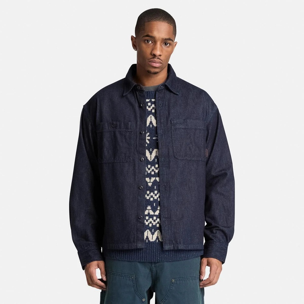 TIMBERLAND</br>Timberland Windham Denim Pocket Shirt Regular 0YH80-H87 Ανδρικό Πουκάμισο Τζιν Μπλε TIMBERLAND</br>Timberland Windham Denim Pocket Shirt Regular 0YH80-H87 Ανδρικό Πουκάμισο Τζιν Μπλε