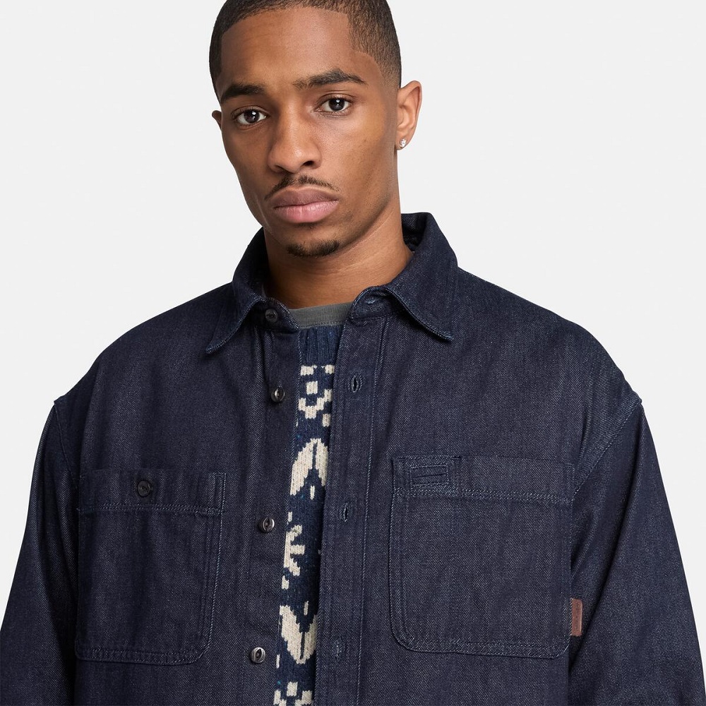 TIMBERLAND</br>Timberland Windham Denim Pocket Shirt Regular 0YH80-H87 Ανδρικό Πουκάμισο Τζιν Μπλε TIMBERLAND</br>Timberland Windham Denim Pocket Shirt Regular 0YH80-H87 Ανδρικό Πουκάμισο Τζιν Μπλε
