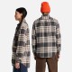 TIMBERLAND</br>Timberland Flannel House Check Shirt Regular 0YH82-AKV Ανδρικό Πουκάμισο Καφέ Καρό