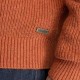 TIMBERLAND</br>Timberland Cotton Blend Raglan Sleeve Crewneck Sweater 0YHAW-ALF Ανδρικό Πουλόβερ Κεραμιδί TIMBERLAND</br>Timberland Cotton Blend Raglan Sleeve Crewneck Sweater 0YHAW-ALF Ανδρικό Πουλόβερ Κεραμιδί