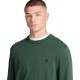 TIMBERLAND</br>Timberland Williams River Cotton Crewneck Sweater 0YAHZ-398 Ανδρικό Πουλόβερ Πράσινο TIMBERLAND</br>Timberland Williams River Cotton Crewneck Sweater 0YAHZ-398 Ανδρικό Πουλόβερ Πράσινο