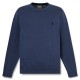 TIMBERLAND</br>Timberland Williams River Cotton Crewneck Sweater 0YAHZ-433 Ανδρικό Πουλόβερ Μπλε TIMBERLAND</br>Timberland Williams River Cotton Crewneck Sweater 0YAHZ-433 Ανδρικό Πουλόβερ Μπλε