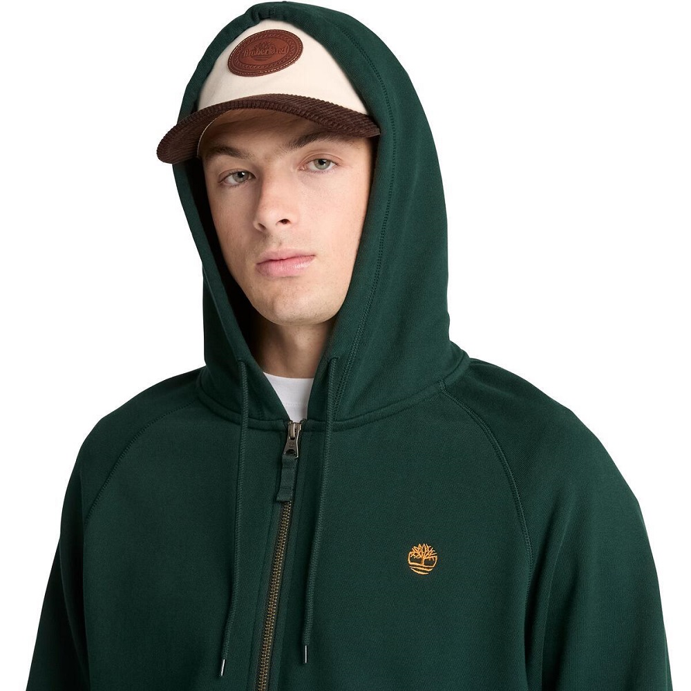 TIMBERLAND</br>Timberland Exeter River Full-Zip Hoodie 0YHB8-EA1 Ανδρική Ζακέτα Φούτερ Πράσινο TIMBERLAND</br>Timberland Exeter River Full-Zip Hoodie 0YHB8-EA1 Ανδρική Ζακέτα Φούτερ Πράσινο