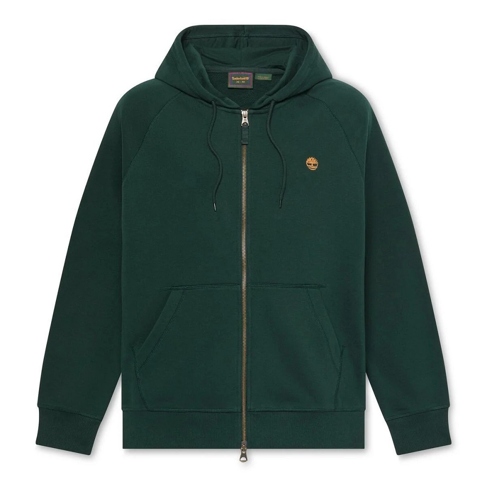 TIMBERLAND</br>Timberland Exeter River Full-Zip Hoodie 0YHB8-EA1 Ανδρική Ζακέτα Φούτερ Πράσινο TIMBERLAND</br>Timberland Exeter River Full-Zip Hoodie 0YHB8-EA1 Ανδρική Ζακέτα Φούτερ Πράσινο
