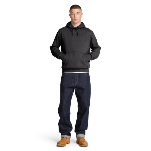 Timberland Silicon Badge Hoodie 0YHBB-001 Ανδρικό Φούτερ Μαύρο