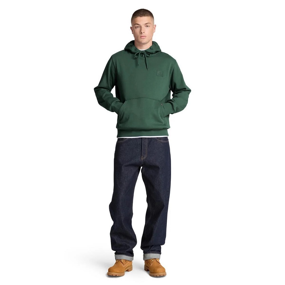 TIMBERLAND</br>Timberland Silicon Badge Hoodie 0YHBB-398 Ανδρικό Φούτερ Πράσινο TIMBERLAND</br>Timberland Silicon Badge Hoodie 0YHBB-398 Ανδρικό Φούτερ Πράσινο