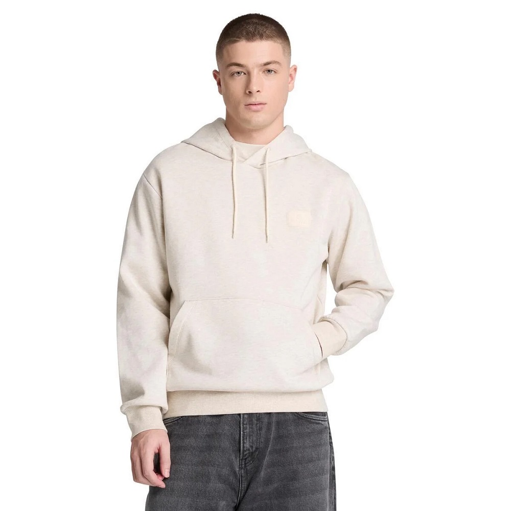 TIMBERLAND</br>Timberland Silicon Badge Hoodie 0YHBB-546 Ανδρικό Φούτερ Μπεζ