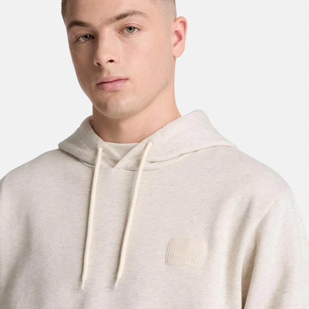 TIMBERLAND</br>Timberland Silicon Badge Hoodie 0YHBB-546 Ανδρικό Φούτερ Μπεζ