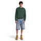 TIMBERLAND</br>Timberland Silicon Badge Crewneck Sweatshirt 0YHBC-398 Ανδρικό Φούτερ Πράσινο