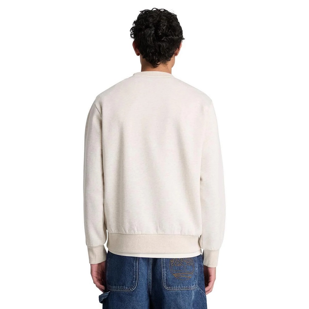 TIMBERLAND</br>Timberland Silicon Badge Crewneck Sweatshirt 0YHBC-546 Ανδρικό Φούτερ Μπεζ TIMBERLAND</br>Timberland Silicon Badge Crewneck Sweatshirt 0YHBC-546 Ανδρικό Φούτερ Μπεζ