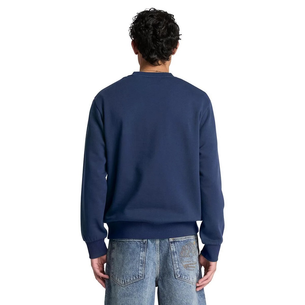 TIMBERLAND</br>Timberland Silicon Badge Crewneck Sweatshirt 0YHBC-AIH Ανδρικό Φούτερ Μπλε TIMBERLAND</br>Timberland Silicon Badge Crewneck Sweatshirt 0YHBC-AIH Ανδρικό Φούτερ Μπλε