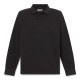 TIMBERLAND</br>Timberland LS Millers River Pique Polo Regular 0YHBE-001 Ανδρικό Polo T-shirt Μαύρο