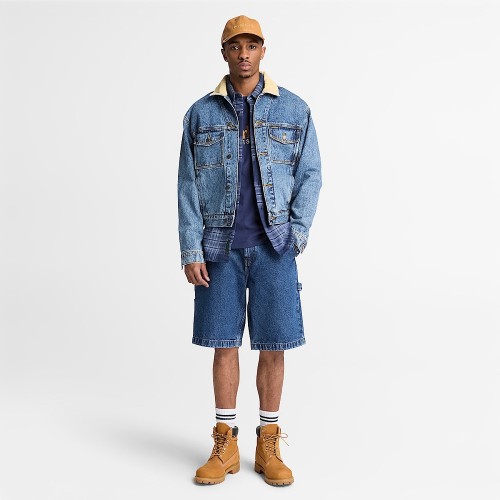 Timberland SS Established 1973 Embroidered Regular Tee 0YHBR-AIH Ανδρικό T-shirt Μπλε Timberland SS Established 1973 Embroidered Regular Tee 0YHBR-AIH Ανδρικό T-shirt Μπλε