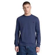 Timberland LS Dunstan River Crew Slim Tee 0YHBT-AIH Ανδρικό T-shirt Μπλε
