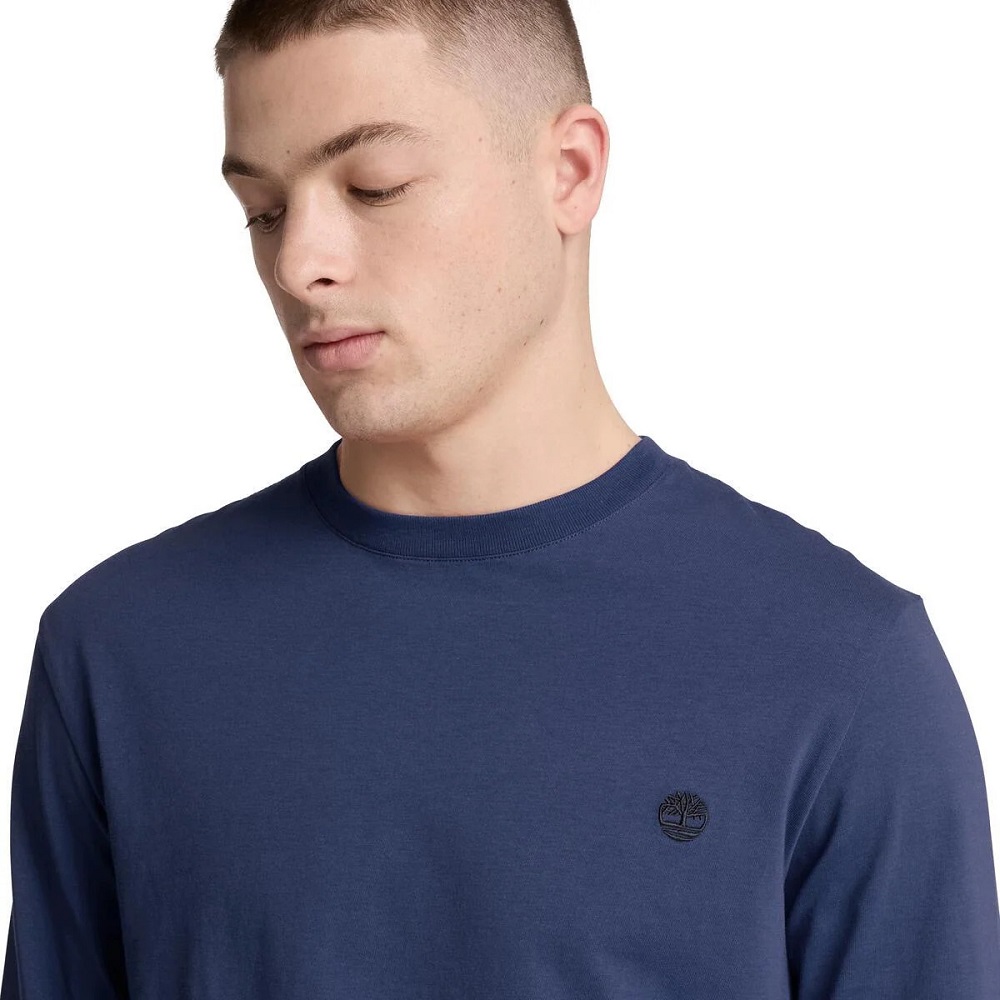 TIMBERLAND</br>Timberland LS Dunstan River Crew Slim Tee 0YHBT-AIH Ανδρικό T-shirt Μπλε TIMBERLAND</br>Timberland LS Dunstan River Crew Slim Tee 0YHBT-AIH Ανδρικό T-shirt Μπλε