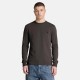 TIMBERLAND</br>Timberland LS Dunstan River Crew Slim Tee 0YHBT-CN1 Ανδρικό T-shirt Καφέ