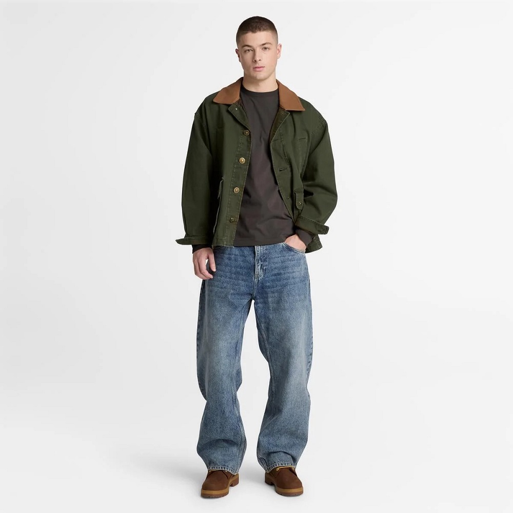 TIMBERLAND</br>Timberland LS Dunstan River Crew Slim Tee 0YHBT-CN1 Ανδρικό T-shirt Καφέ TIMBERLAND</br>Timberland LS Dunstan River Crew Slim Tee 0YHBT-CN1 Ανδρικό T-shirt Καφέ