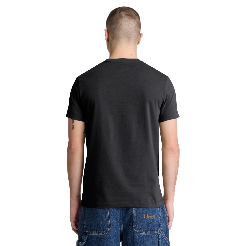 TIMBERLAND</br>Timberland SS Dunstan River Crew Slim Tee 0YHBU-001 Ανδρικό T-shirt Μαύρο TIMBERLAND</br>Timberland SS Dunstan River Crew Slim Tee 0YHBU-001 Ανδρικό T-shirt Μαύρο
