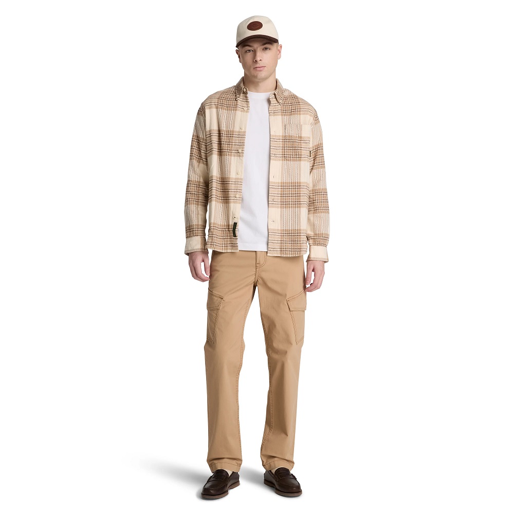 TIMBERLAND</br>Timberland SS Dunstan River Crew Slim Tee 0YHBU-100 Ανδρικό T-shirt Λευκό TIMBERLAND</br>Timberland SS Dunstan River Crew Slim Tee 0YHBU-100 Ανδρικό T-shirt Λευκό