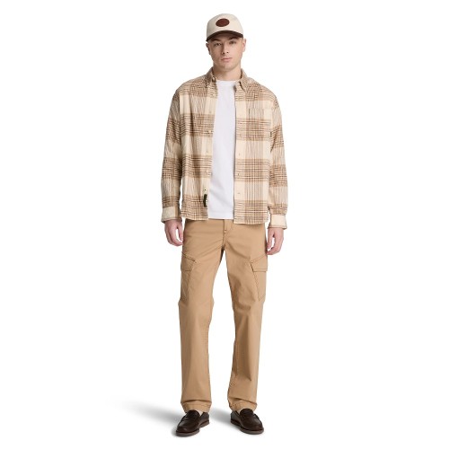 Timberland SS Dunstan River Crew Slim Tee 0YHBU-100 Ανδρικό T-shirt Λευκό