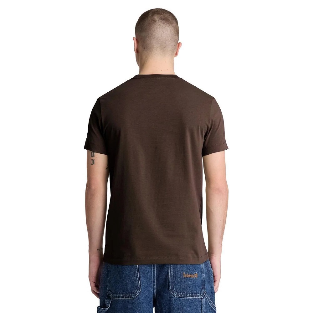 TIMBERLAND</br>Timberland SS Dunstan River Crew Slim Tee 0YHBU-C35 Ανδρικό T-shirt Καφέ TIMBERLAND</br>Timberland SS Dunstan River Crew Slim Tee 0YHBU-C35 Ανδρικό T-shirt Καφέ