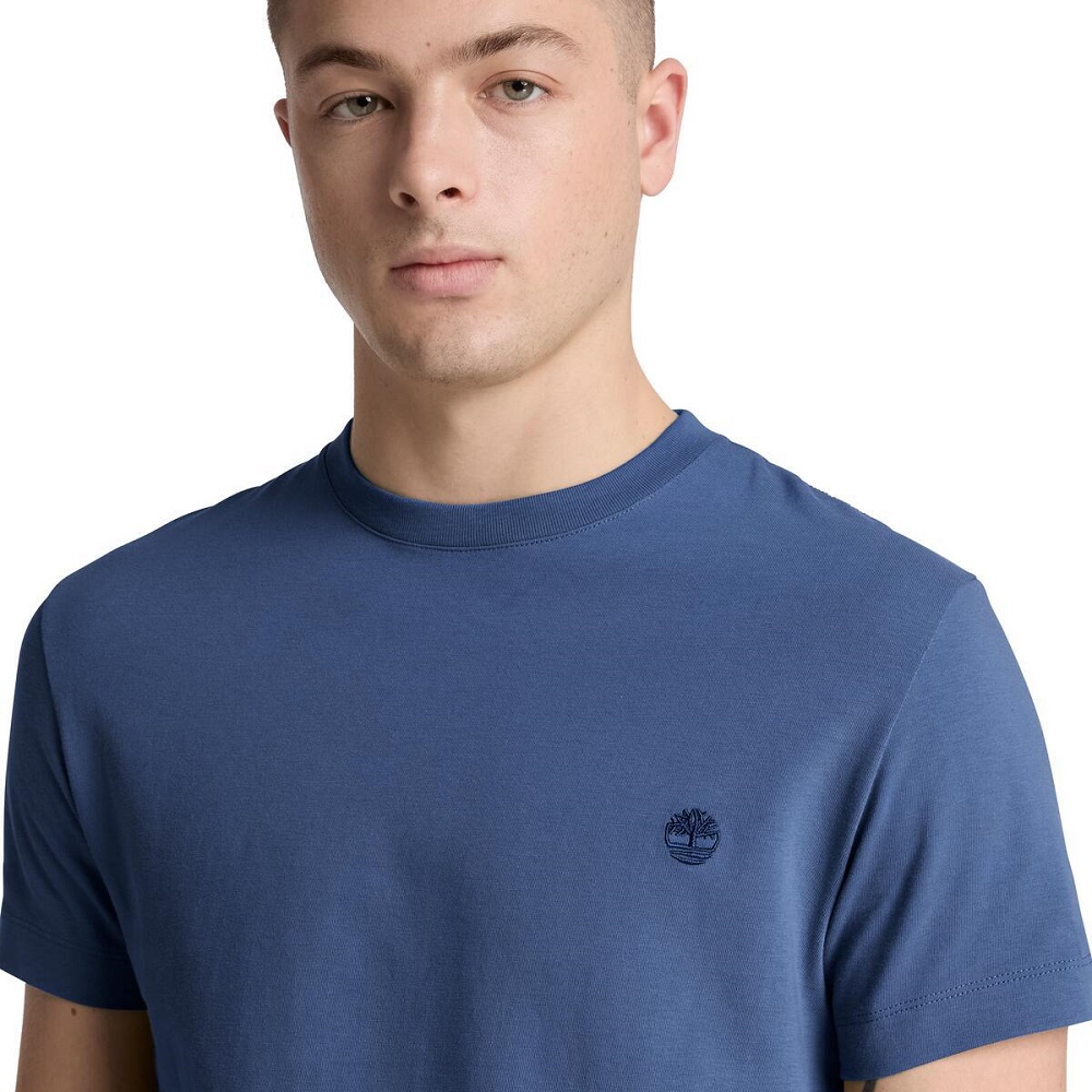 TIMBERLAND</br>Timberland SS Dunstan River Crew Slim Tee 0YHBU-EYO Ανδρικό T-shirt Ραφ TIMBERLAND</br>Timberland SS Dunstan River Crew Slim Tee 0YHBU-EYO Ανδρικό T-shirt Ραφ