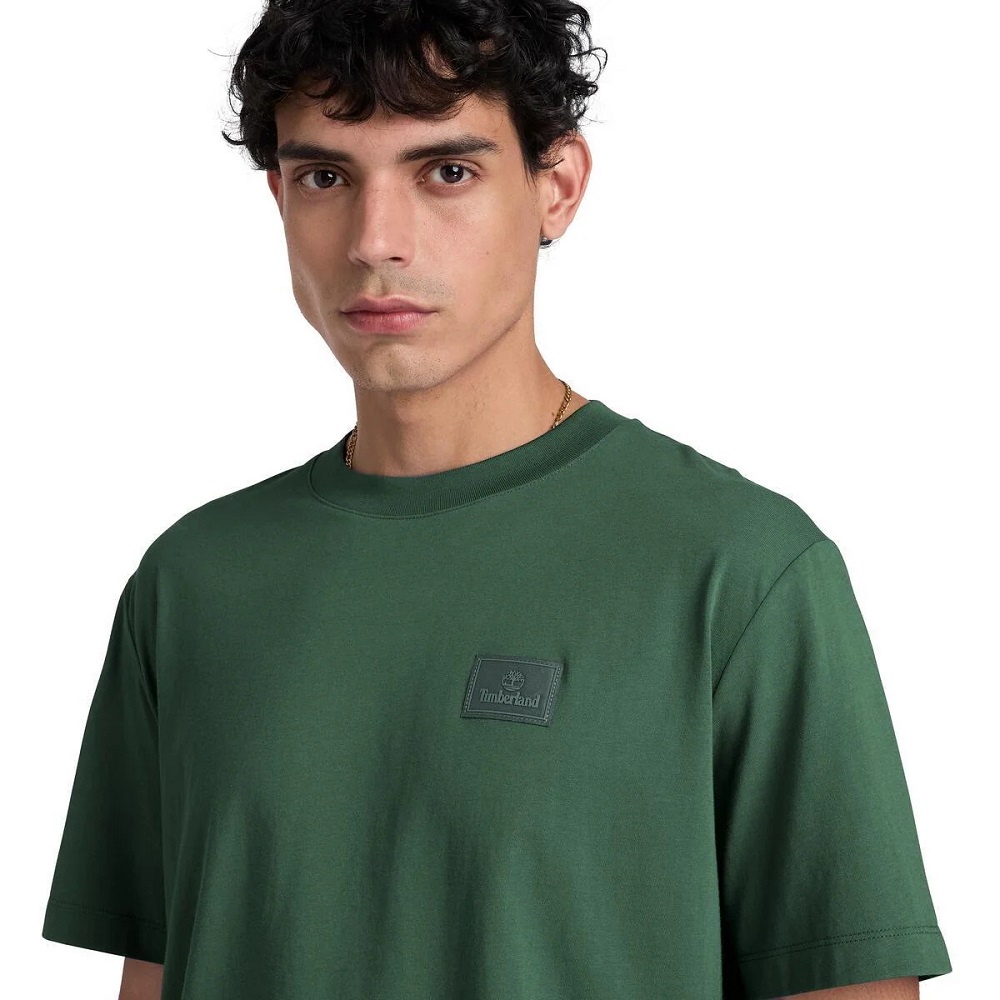TIMBERLAND</br>Timberland SS Silicon Badge Regular Tee 0YHBV-398 Ανδρικό T-shirt Πράσινο TIMBERLAND</br>Timberland SS Silicon Badge Regular Tee 0YHBV-398 Ανδρικό T-shirt Πράσινο