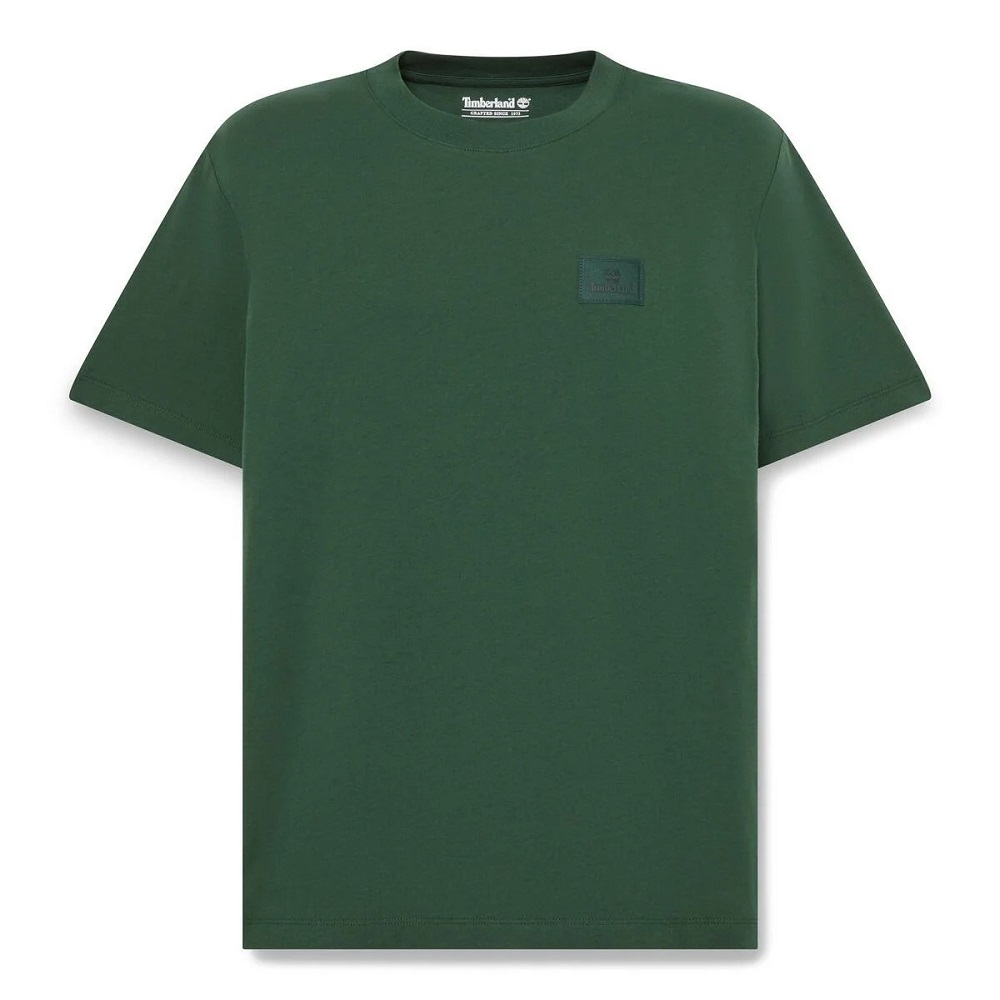 TIMBERLAND</br>Timberland SS Silicon Badge Regular Tee 0YHBV-398 Ανδρικό T-shirt Πράσινο TIMBERLAND</br>Timberland SS Silicon Badge Regular Tee 0YHBV-398 Ανδρικό T-shirt Πράσινο