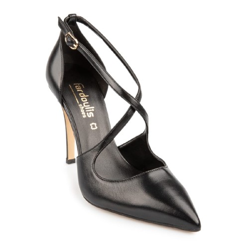 FM 1001-108 Γυναικείες Γόβες Μαύρο Δέρμα FM 1001-108 Γυναικείες Γόβες Μαύρο Δέρμα