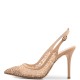 FM</br>Γυναικείες Slingback Γόβες Μπεζ Φιλτιρέ 1001-122 FM FM</br>Γυναικείες Slingback Γόβες Μπεζ Φιλτιρέ 1001-122 FM