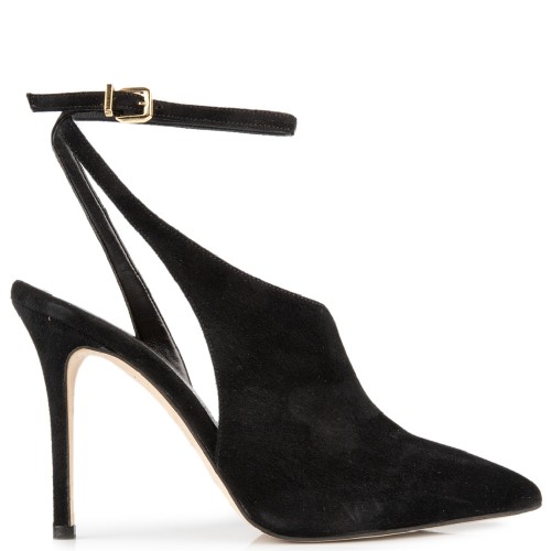 FM 1001-146 Γυναικεία Slingback Μαύρο Δέρμα Καστόρι FM 1001-146 Γυναικεία Slingback Μαύρο Δέρμα Καστόρι