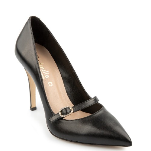 Γυναικείες Γόβες Μαύρο Δέρμα 1001-45 FM Γυναικείες Γόβες Μαύρο Δέρμα 1001-45 FM