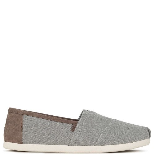 Ανδρικές Εσπαντρίγιες Γκρι/Ταμπά Chambray Washed/Synthetic Trim CLASSIC 10014484 Toms Ανδρικές Εσπαντρίγιες Γκρι/Ταμπά Chambray Washed/Synthetic Trim CLASSIC 10014484 Toms