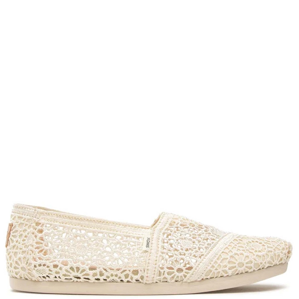TOMS</br>Γυναικείες Εσπαντρίγιες Εκρού Moroccan Crochet ALPARGATA 10016241 Toms TOMS</br>Γυναικείες Εσπαντρίγιες Εκρού Moroccan Crochet ALPARGATA 10016241 Toms