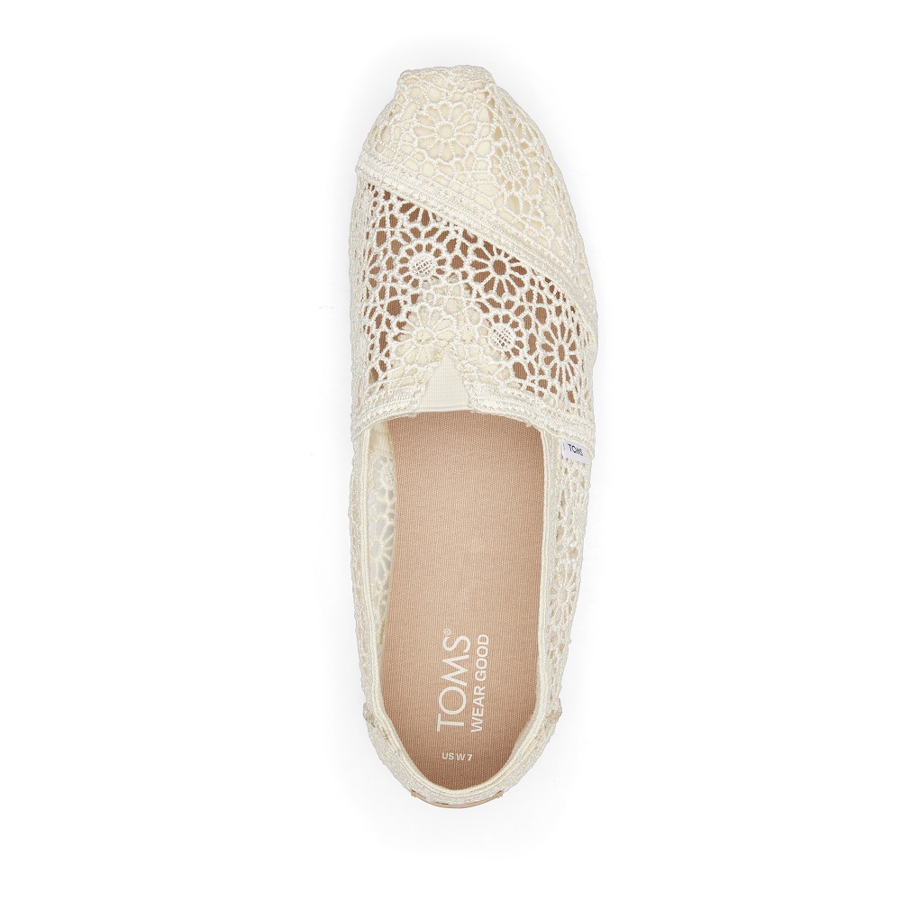 TOMS</br>Γυναικείες Εσπαντρίγιες Εκρού Moroccan Crochet ALPARGATA 10016241 Toms TOMS</br>Γυναικείες Εσπαντρίγιες Εκρού Moroccan Crochet ALPARGATA 10016241 Toms