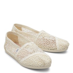 Γυναικείες Εσπαντρίγιες Εκρού Moroccan Crochet ALPARGATA 10016241 Toms