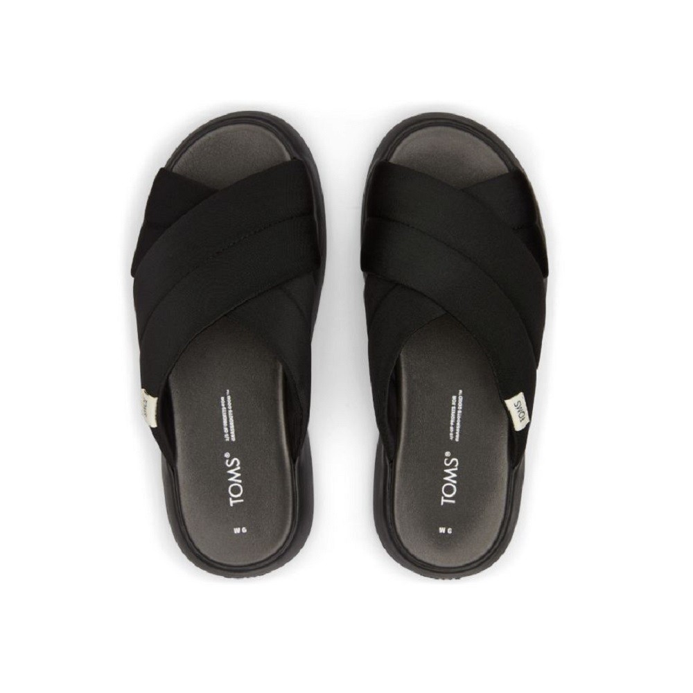 TOMS</br>Γυναικεία Mules Μαύρο ALPARGATA MALLOW CROSSOVER 10017905 Toms TOMS</br>Γυναικεία Mules Μαύρο ALPARGATA MALLOW CROSSOVER 10017905 Toms