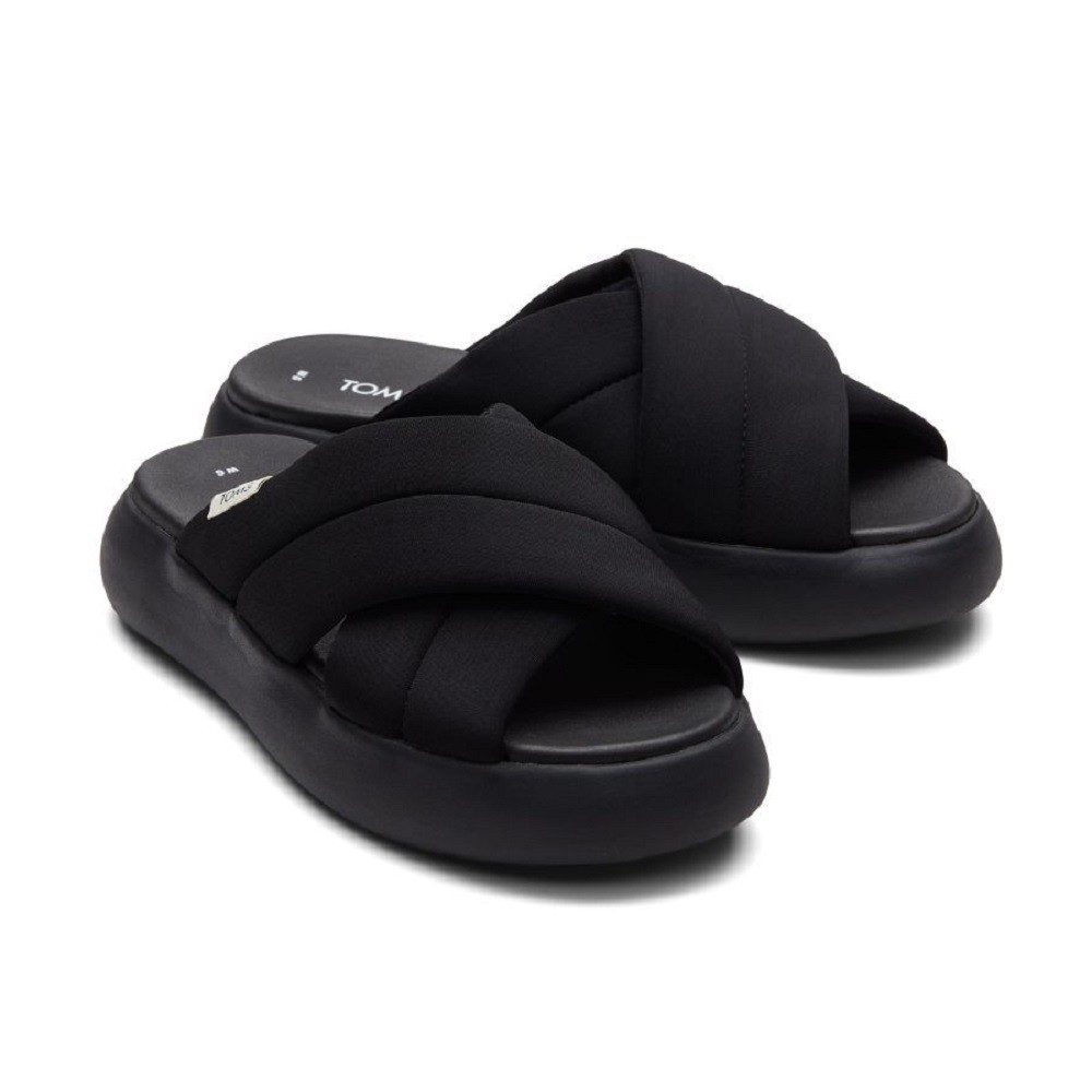 TOMS</br>Γυναικεία Mules Μαύρο ALPARGATA MALLOW CROSSOVER 10017905 Toms TOMS</br>Γυναικεία Mules Μαύρο ALPARGATA MALLOW CROSSOVER 10017905 Toms
