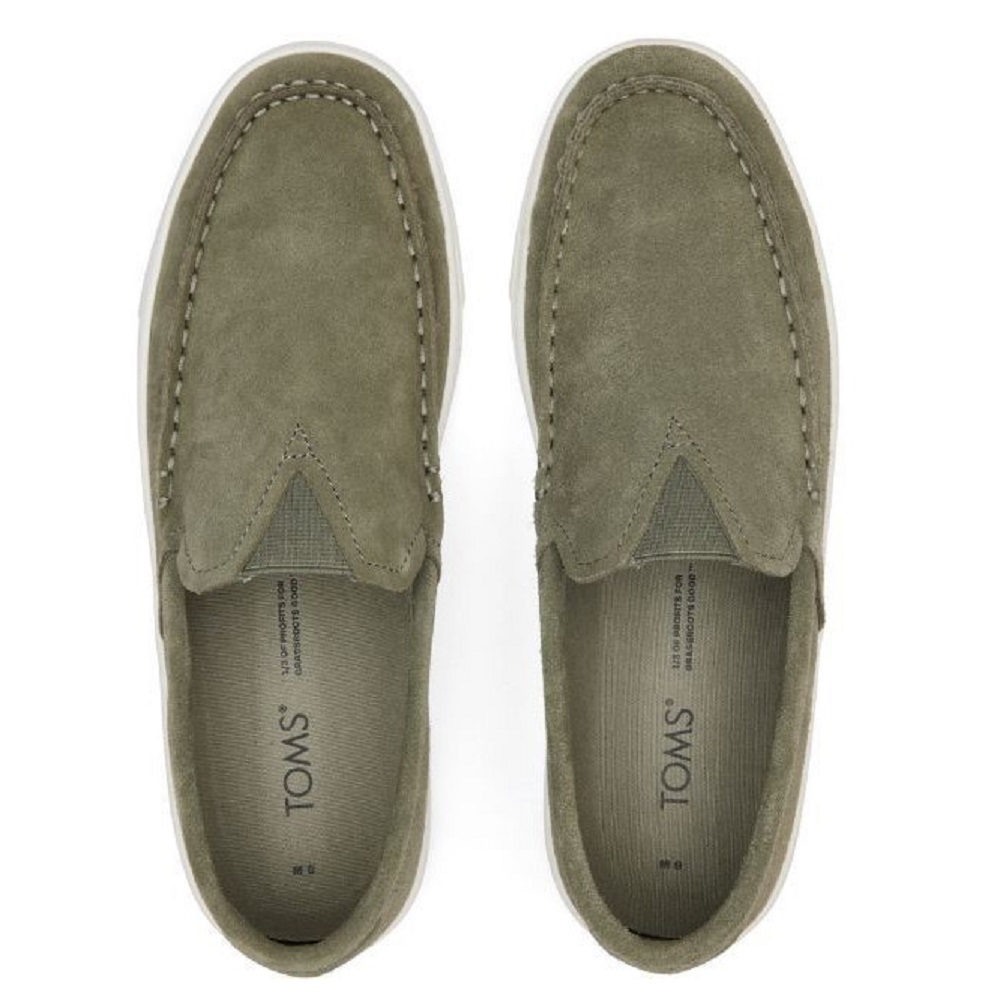 TOMS</br>Toms TRVL LITE LOAFER 10019565 Ανδρικά Μοκασίνια/Loafers Χακί Suede