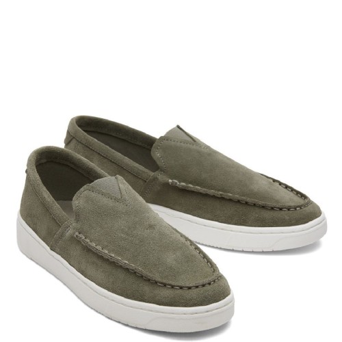 Toms TRVL LITE LOAFER 10019565 Ανδρικά Μοκασίνια/Loafers Χακί Suede