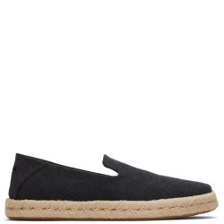 Ανδρικές Εσπαντρίγιες Μαύρο Recycled Cotton Canvas SANTIAGO 10019869 Toms