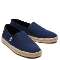 Ανδρικές Εσπαντρίγιες Μπλε Recycled Cotton Slubby Woven ALPARGATA ROPE 2.0 10019870 Toms