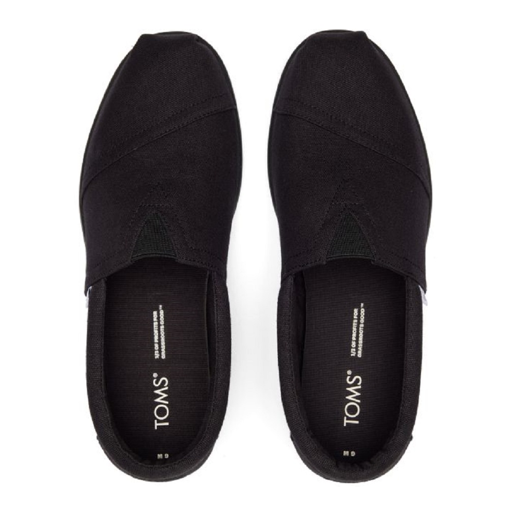 TOMS</br>Ανδρικές Εσπαντρίγιες Μαύρο/Μαύρο Recycled Cotton Canvas ALP FWD 10019881 Toms TOMS</br>Ανδρικές Εσπαντρίγιες Μαύρο/Μαύρο Recycled Cotton Canvas ALP FWD 10019881 Toms