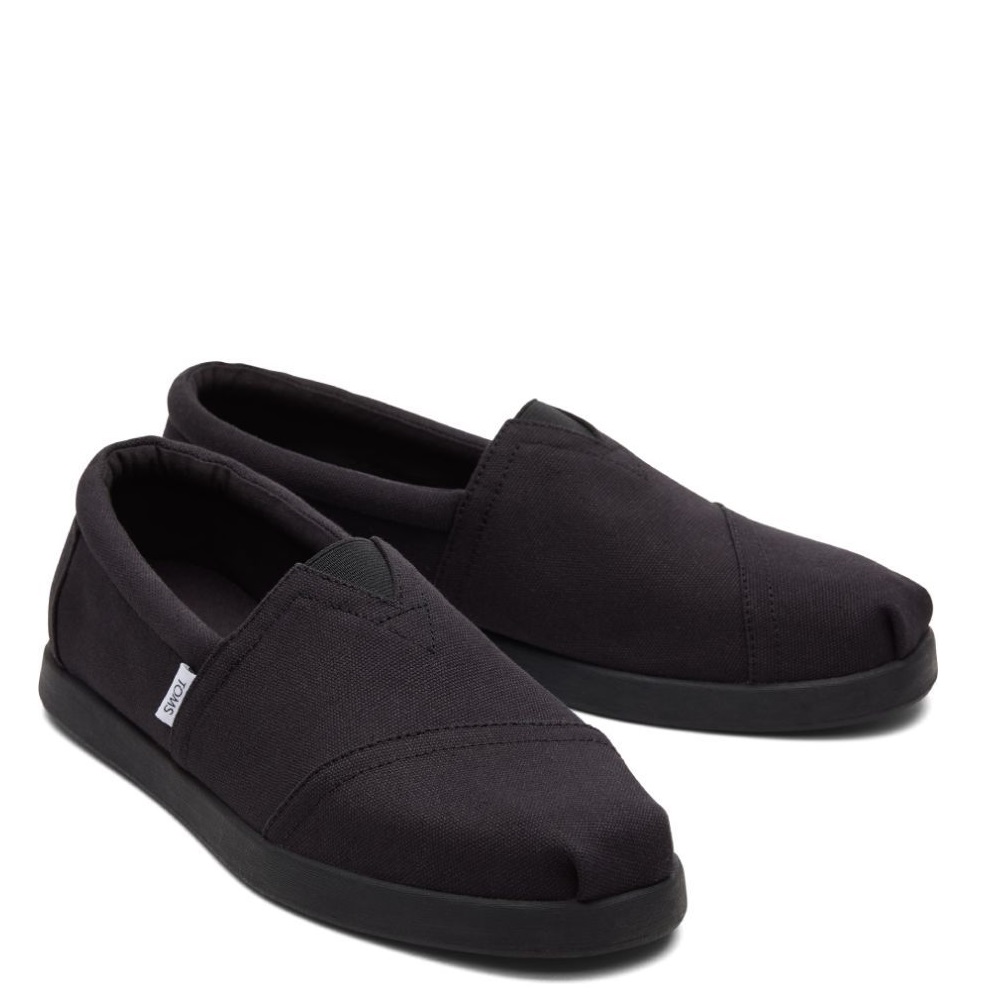 TOMS</br>Ανδρικές Εσπαντρίγιες Μαύρο/Μαύρο Recycled Cotton Canvas ALP FWD 10019881 Toms TOMS</br>Ανδρικές Εσπαντρίγιες Μαύρο/Μαύρο Recycled Cotton Canvas ALP FWD 10019881 Toms
