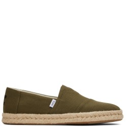 Ανδρικές Εσπαντρίγιες Χακί Recycled Cotton Slubby Woven ALPARGATA ROPE 2.0 10019899 Toms